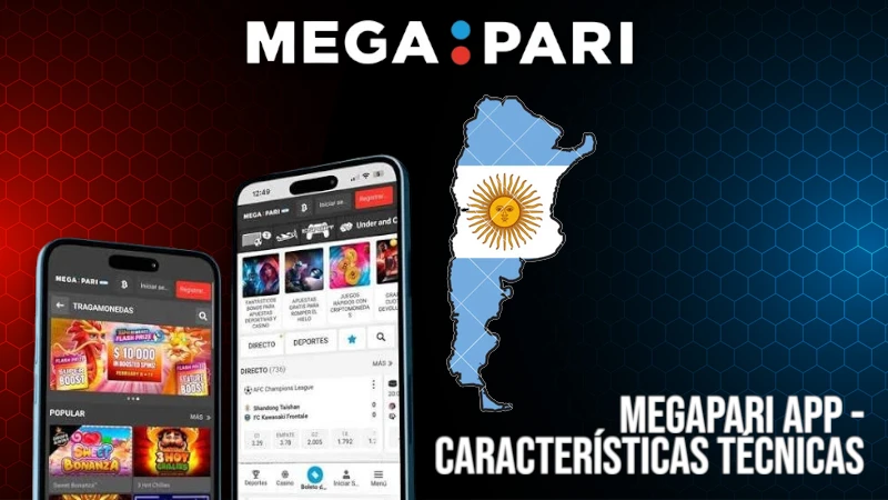 Megapari App Características técnicas